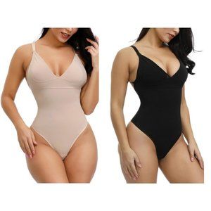 Adjustable Straps Women's Backless Thong Bodysuit